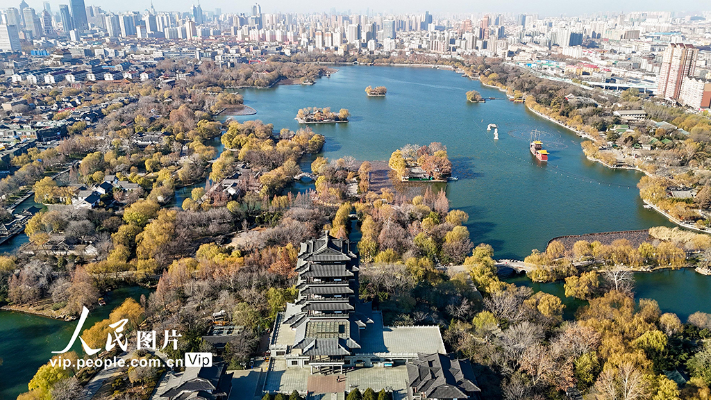 山東濟(jì)南：大明湖冬日風(fēng)景如畫【4】